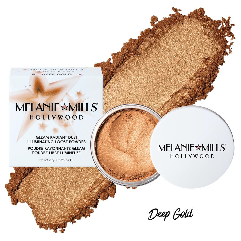 Melanie Mills Hollywood Gleam Radiant Dust Shimmering Loose Powder