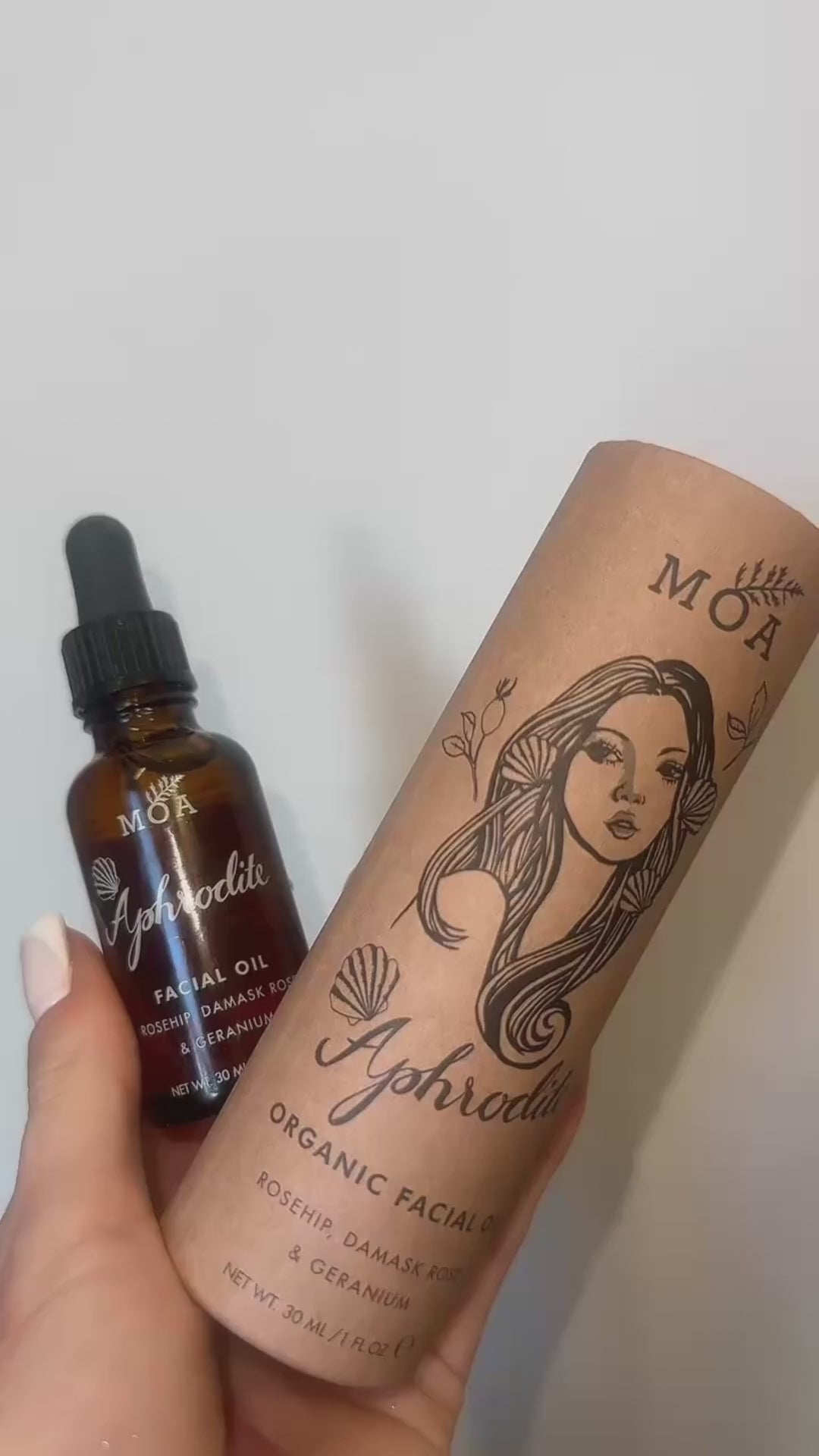 Load video: MOA Aphrodite Facial Oil