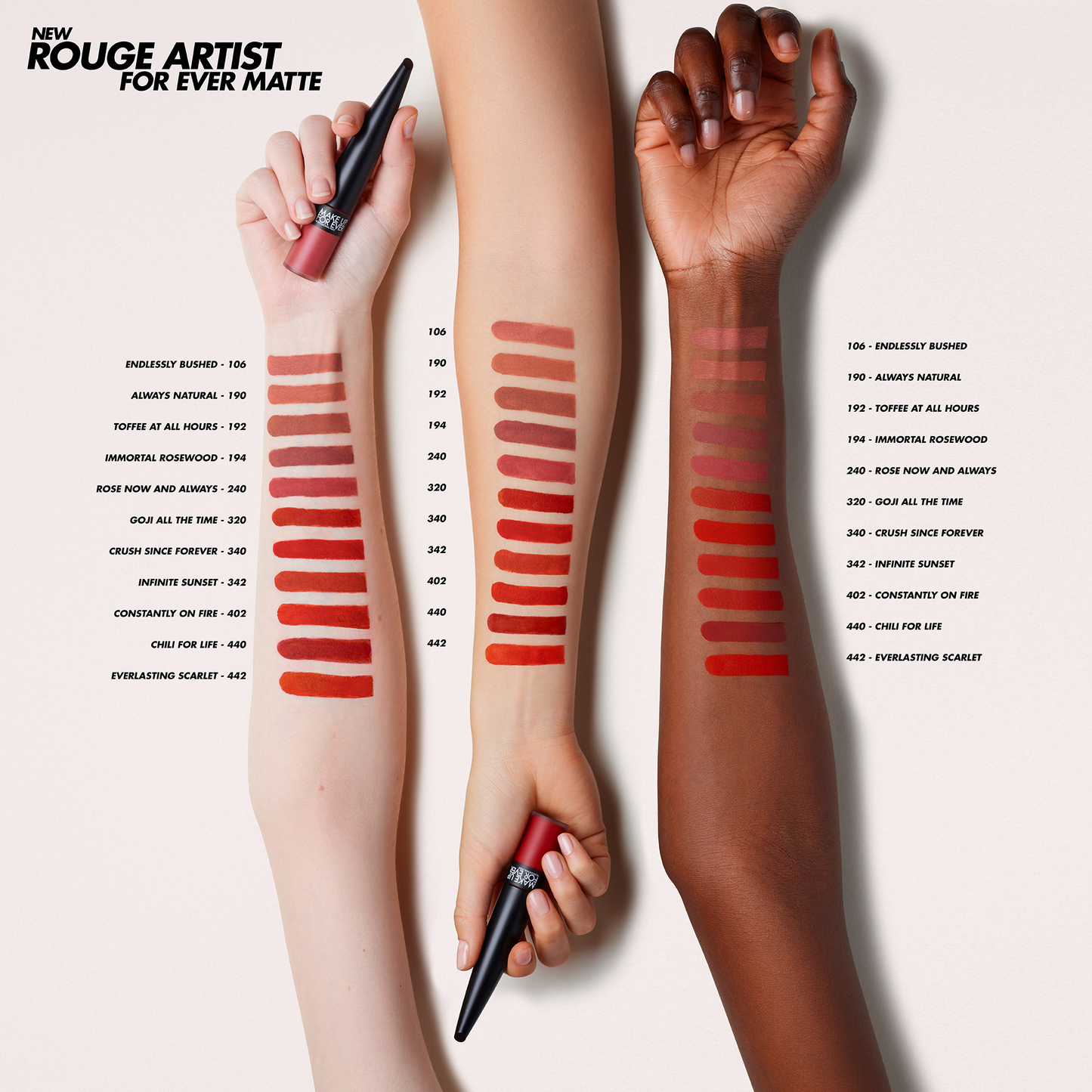 Make Up For Ever Rouge Artist For Ever Matte