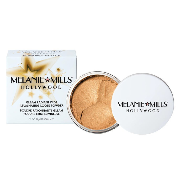 Melanie Mills Hollywood Gleam Radiant Dust Shimmering Loose Powder