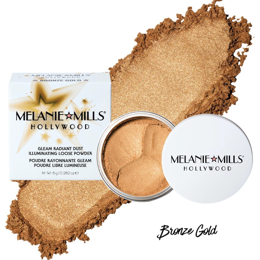 Melanie Mills Hollywood Gleam Radiant Dust Shimmering Loose Powder